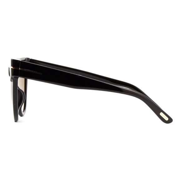 New TOM FORD Nadine Black Cat Eye FT0941/S 01B Sunglasses Women - Picture 3 of 4